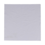 Paño de limpieza para gafas o pantallas de microfibra RPET 15x15 cm color blanco segunda vista