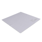 Paño de limpieza para gafas o pantallas de microfibra RPET 15x15 cm color blanco tercera vista
