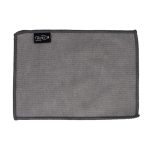 Paño de limpieza para gafas o pantallas de microfibra RPET 13x18 cm color blanco cuarta vista