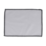 Paño de limpieza para gafas o pantallas de microfibra RPET 13x18 cm color blanco quinta vista