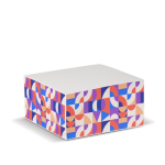 Taco de notas de 420 hojas lisas con certificación FSC 10x10x5cm