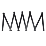 Regla de madera de colores plegable resistente a golpes 2M color negro