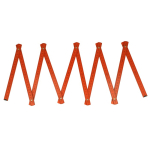 Regla de madera de colores plegable resistente a golpes 2M color naranja