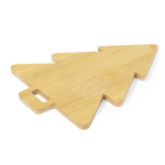 Tabla de cortar edición navideña en forma de árbol con asa troquelada tercera vista