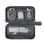 Estuche de RPET especial para viaje con organizador de cables cuarta vista