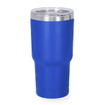 Vaso térmico de acero inoxidable con dosificador en la tapa 530ml color azul primera vista