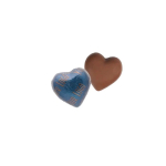Chocolate en forma de corazón con embalaje individual personalizable 5g color azul