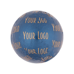 Chocolate en forma de bola con envoltorio individual personalizable 30g color azul segunda vista