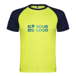 Camiseta de deportes de manga corta unisex de poliéster 140 g/m2 Roly vista principal