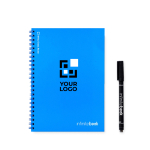 Libreta infinita con tapa flexible y rotulador A5 hojas lisas vista principal