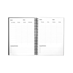 Libreta reutilizable tapa dura con escaneo InfiniteBook A5 tinta negra color negro tercera vista