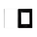 Libreta reutilizable tapa dura con escaneo InfiniteBook A5 tinta negra color negro sexta vista