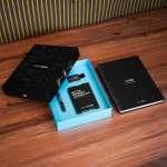 Libreta reutilizable tapa dura con escaneo InfiniteBook A5 tinta negra color negro segunda vista
