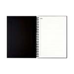 Libreta hecha en Europa tapa dura InfiniteBook A5 tinta negra color negro primera vista