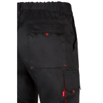 Pantalón de trabajo sarga en poliéster y algodón 200 g/m2 Velilla color rojo sexta vista