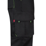 Pantalón de trabajo sarga en poliéster y algodón 200 g/m2 Velilla color verde quinta vista