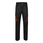 Pantalón de trabajo sarga en poliéster y algodón 200 g/m2 Velilla color naranja segunda vista