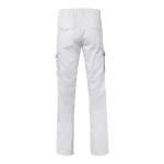 Pantalón de trabajo unisex con bolsillos 290 g/m2 Velilla color blanco