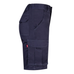 Bermudas elásticas bolsillos algodón y poliéster 240 g/m2 Velilla color azul cuarta vista