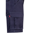 Bermudas elásticas bolsillos algodón y poliéster 240 g/m2 Velilla color azul quinta vista