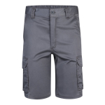 Bermudas elásticas bolsillos algodón y poliéster 240 g/m2 Velilla color gris segunda vista