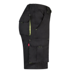 Bermudas elásticas para trabajo algodón y poliéster 240 /m2 color amarillo cuarta vista