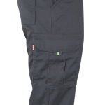 Pantalón de trabajo elástico grande bolsillos 240 g/m2 Velilla color gris quinta vista
