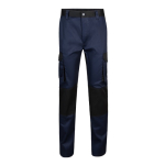 Pantalón de trabajo sarga algodón y poliéster 240 g/m2 Velilla color azul segunda vista