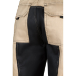 Pantalón de trabajo sarga algodón y poliéster 240 g/m2 Velilla color beige septima vista