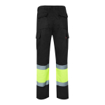 Pantalón trabajo algodón poliéster reflectantes 210 g/m2 Velilla color negro