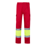 Pantalón laboral bolsillos algodón y poliéster 210 g/m2 Velilla color rojo segunda vista