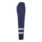 Pantalón laboral de sarga algodón y poliéster 200 g/m2 Velilla color azul cuarta vista