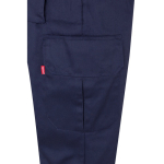 Pantalón laboral de sarga algodón y poliéster 200 g/m2 Velilla color azul septima vista