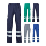 Pantalón laboral de sarga algodón y poliéster 200 g/m2 Velilla varios colores