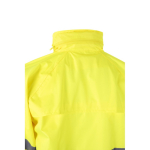 Traje de lluvia poliéster trabajo reflectantes 130 g/m2 Velilla color amarillo fluorescente quinta vista