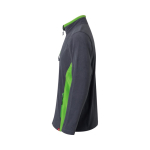 Chaqueta polar unisex para trabajar poliéster 220 g/m2 Velilla color verde tercera vista