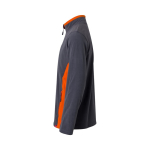 Chaqueta polar unisex para trabajar poliéster 220 g/m2 Velilla color naranja tercera vista