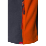Chaqueta polar unisex para trabajar poliéster 220 g/m2 Velilla color naranja quinta vista