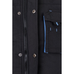 Chaleco laboral unisex multibolsillos poliéster 120 g/m2 Velilla color azul claro quinta vista