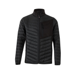 Chaqueta acolchada tejido elástico varias zonas 265 g/m2 Velilla color negro segunda vista