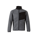 Chaqueta acolchada tejido elástico varias zonas 265 g/m2 Velilla color gris segunda vista