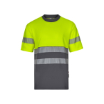 Camiseta laboral de piqué de algodón poliéster 150 g/m2 Velilla color gris segunda vista