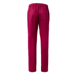 Pantalón algodón poliéster cintura elástica 190 g/m2 Velilla color burdeos segunda vista