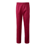 Pantalón algodón poliéster cintura elástica 190 g/m2 Velilla color burdeos