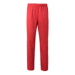 Pantalón algodón poliéster cintura elástica 190 g/m2 Velilla color rojo
