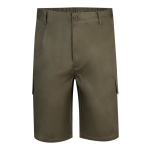Bermudas sarga bolsillos de algodón y poliéster 200 g/m2 Velilla color verde militar segunda vista