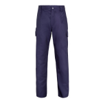 Pantalón bolsillos unisex en algodón y poliéster 200 g/m2 Velilla color azul segunda vista