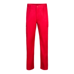 Pantalón bolsillos unisex en algodón y poliéster 200 g/m2 Velilla color rojo segunda vista