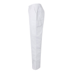 Pantalón bolsillos unisex en algodón y poliéster 200 g/m2 Velilla color blanco tercera vista