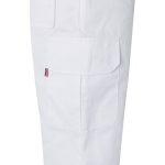 Pantalón bolsillos unisex en algodón y poliéster 200 g/m2 Velilla color blanco quinta vista